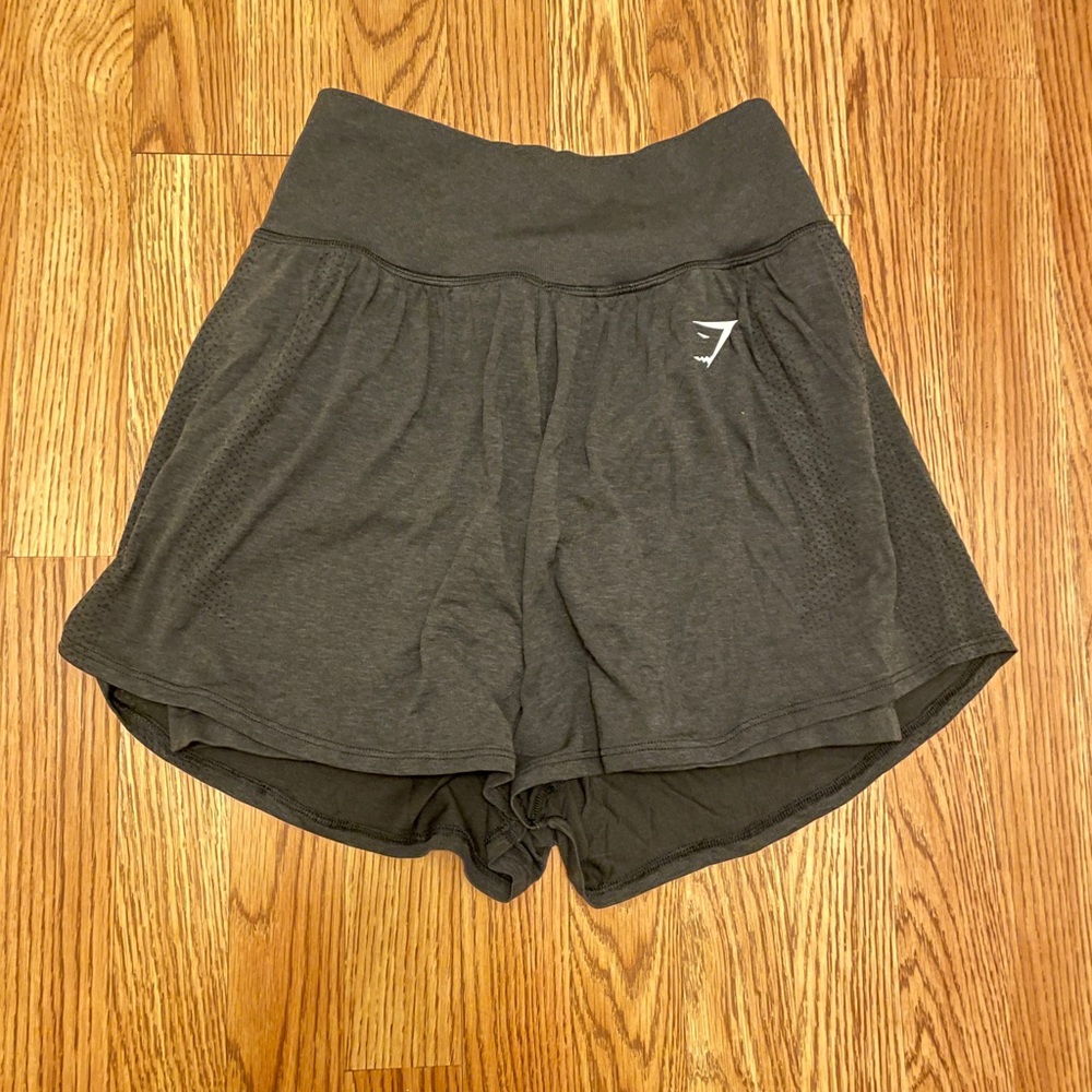 Gymshark Vital Seamless 2.0 2-in-1 Shorts - Black Marl